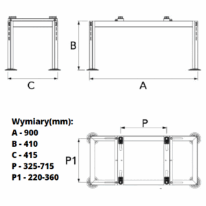Rysunek-techniczny-z-wymiarami---Wspornik-smart-clima-empire-evo