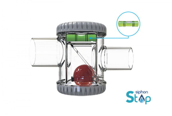 Syfon-suchy-STOP-kulowy,-poziomy---na-bialym-tle