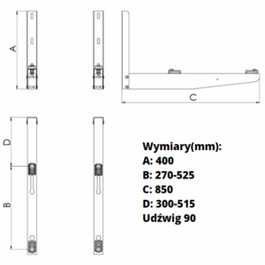 Wspornik-klimatyzatora,-pompy-ciepla-Smart-Clima-TMPC-do-montazu-przed-instalacja-ocieplenia.---rysunek-techniczny