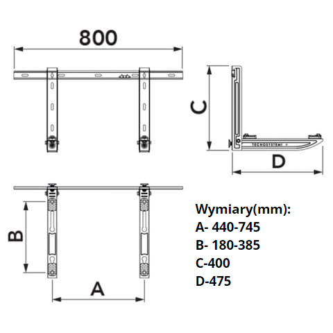Wspornik-scienny-GALILEO-SGL-140-EVO,-uchwyt---140kg,-z-belka-montazowa---rysunek-techniczny Wspornik-scienny-GALILEO-SGL-140-EVO,-uchwyt---140kg,-z-belka-montazowa---rysunek-techniczny