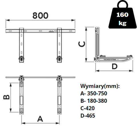 Wspornik-scienny-GIOTTO-SG-160-EVO,-uchwyt---160kg,-z-belka-montazowa---rysunek-techniczny Wspornik-scienny-GIOTTO-SG-160-EVO,-uchwyt---160kg,-z-belka-montazowa---rysunek-techniczny