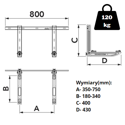 Wspornik-scienny-KEPLERO-SKP-120-A-ze-stali-nierdzewnej,-uchwyt---120kg---rysunek-techniczny Wspornik-scienny-KEPLERO-SKP-120-A-ze-stali-nierdzewnej,-uchwyt---120kg---rysunek-techniczny